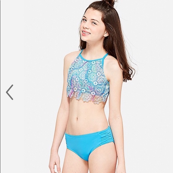 justice high waisted bikini